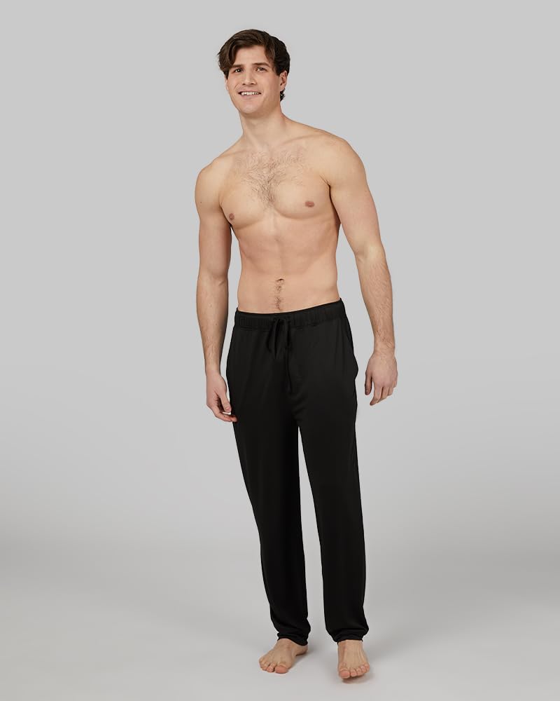 32 Degrees Men's Cool Classic Sleep Pant | Anti-Odor | 4-Way Stretch | Moisture Wicking, Black, Small - Image 5